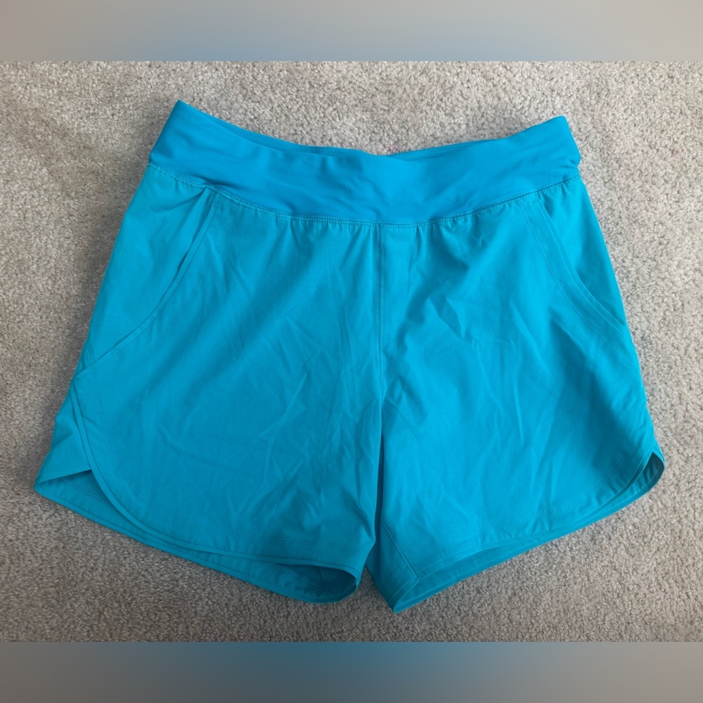 Women’s Lands End Swim Shorts - Turquoise Blue